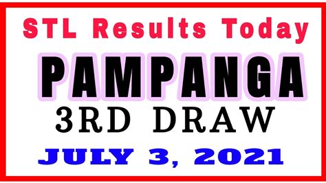stl pampanga 3rd draw today|PCSO Official .